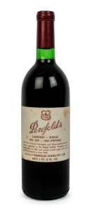 1961 PENFOLDS Bin 389 Cabernet-Shiraz, Magill, South Australia, (1 bottle). Penfolds Red Wine Clinic 1994 label verso