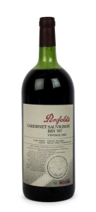 1982 PENFOLDS Bin 707, Cabernet Sauvignon, South Australia, bottle no.162 in original wooden case (1 magnum).