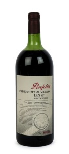 1982 PENFOLDS Bin 707, Cabernet Sauvignon, South Australia, bottle no.162 in original wooden case (1 magnum). 