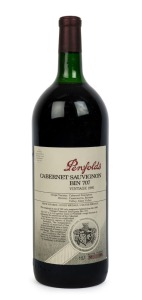 1991 PENFOLDS Bin 707, Cabernet Sauvignon, South Australia, bottle no.181 in original wooden case (1 magnum).