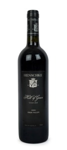 2001 HENSCHKE Hill of Grace Shiraz, Eden Valley, South Australia, (1 bottle)