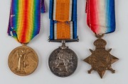 A Royal Navy medal trio to Boy & Ordinary Seaman ERNEST HAMBLY, who saw action at the Battle of Jutland (May-June 1916), while aboard H.M.S. Orion. The medals are a 1914-15 Star and British War and Victory Medals, all named to HAMBLY. (3). Accompanied by