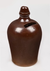 LITHGOW antique Australian pottery money box, 19th century, 12cm high