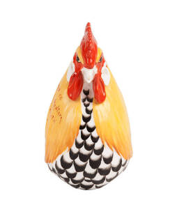 Royal Worcester porcelain string dispenser. Wall mount in the form of a cockerel. Height 18cm