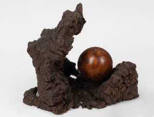 BILL JACKSON Mallee root sculpture, 20th century,  24cm high