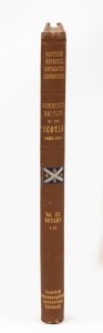 SCOTTISH NATIONAL ANTARCTIC EXPEDITION 1902-1904: "Report on the Scientific Results of the Voyage of S.Y. "Scotia" during the years 1902, 1903 and 1904..." Volume III - Botany, Parts I - XI, with plates and a chart; 153pp. Signed and dedicated by Robert R