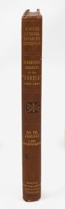 SCOTTISH NATIONAL ANTARCTIC EXPEDITION, 1902 - 1904: "Report on the Scientific Results of the Voyage of S.Y. "Scotia" during the years 1902, 1903 and 1904" [Edinburgh, 1920]. Volume VII - Zoology. Parts I - XIII - Invertebrates; 323pp plus 15 plates and 2