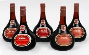 PARA LIQUEUR PORT 1944, 1947, bottle 101, 103 and 106 (5 bottles)