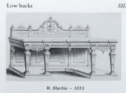 GEORGE THWAITES & SON of Melbourne, fine antique Australian cedar servery with carved shield back, circa 1860. From an original 1853 design by Blackie. An imposing and impressive 171cm high, 245cm wide, 67cm deep - 2