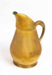 An antique Dutch brass water jug, 18th century, ​​​​​​​43cm high