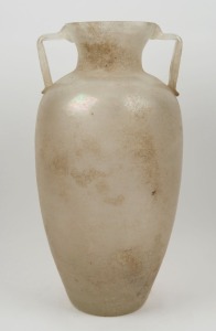 CENEDESE scavo Roman style Italian glass amphora, mid 20th century, 56cm high