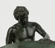 (After) MICHEL MONIER, The Wounded Gladiator, cast bronze, 19th century, 19cm high, 33cm wide, 17cm deep - 3