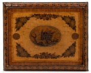 Antique continental micro mosaic timber box with gilt metal mounts and original purple silk interior, 19th century,&nbsp; 14cm high, 31cm wide, 25cm deep&nbsp;&nbsp; - 2