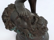 (After) Marius Jean Antonin Mercié (1845-19120), "David Vanquisher Of Goliath", impressive cast bronze classical statue, signed "A. Mercié", 20th century, 182cm high - 4