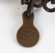 Antique survey chain by Chesterman of Sheffield, 19th century - 2