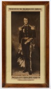 HIS EXCELLENCY CHARLES JOSEPH LATROBE ESQ., Super Intendant of the District of Port Phillip, 1839-1851. Lieutenant-Governor of Victoria 1851-1854. Framed presentation with hand-titled heading "PRESENTED BY THE MELBOURNE CITY COUNCIL, 17th OCTOBER, 1932".