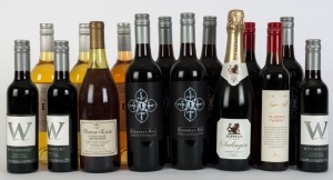 An Australian mixed assortment of red, white and port wines comprising 11 x 750ml bottles, 1 x 500ml bottles and 3 x 375ml bottles. Total 15 bottles