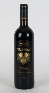 2002 WOLF BLASS "Black Label" 30th vintage, shiraz, cabernet sauvignon, malbec, South Australia, one bottle in timber box