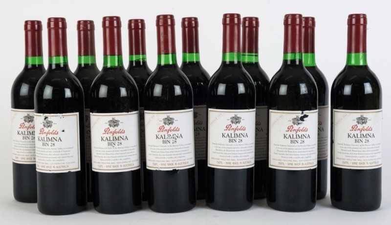 1996 PENFOLDS Bin 28, Kalimna Shiraz, Barossa Valley, South Australia, (12 bottles) in original Penfolds box