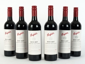 2012 PENFOLDS Bin 407, Cabernet Sauvignon, South Australia, (6 bottles)