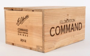 2012 ELDERTON Command Single Vineyard Shiraz, Barossa Valley, South Australia (6 bottles) in original timber box