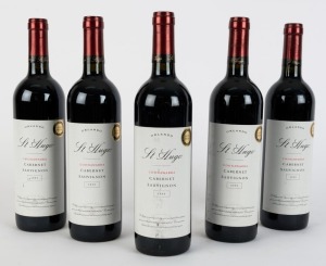 1999 ORLANDO St. Hugo Cabernet Sauvignon, Coonawarra, South Australia, (5 bottles) in original cardboard box