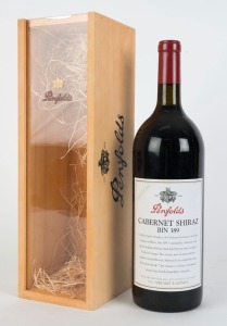 1995 PENFOLDS Bin 389, Cabernet Shiraz, South Australia, in original wooden case (1 magnum).