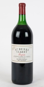 1987 PENFOLDS St. Henri Claret, bottle no. 171 of 606 only, South Australia, (1 magnum).