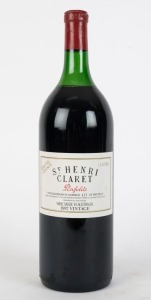 1987 PENFOLDS St. Henri Claret, bottle no. 171 of 606 only, South Australia, (1 magnum).