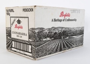 1998 PENFOLDS Bin 128, Coonawarra Shiraz, South Australia, (12 bottles) in original Penfolds cardboard box