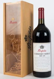 1998 PENFOLDS Bin 389, Cabernet Shiraz, South Australia, in original wooden case (1 magnum). 