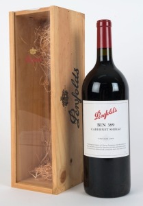 1999 PENFOLDS Bin 389, Cabernet Shiraz, South Australia, in original wooden case (1 magnum).