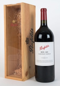 1999 PENFOLDS Bin 389, Cabernet Shiraz, South Australia, in original wooden case (1 magnum). 