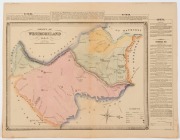 GEORGE BISHOP, County of Georgiana N.S.W., and County of Westmoreland N.S.W., hand-coloured engravings, Two plates from: Atlas of the settled counties of New South Wales. [Sydney: Published by Basch & Co., 1872], each 43 x 55cm sheet size. (2). - 2