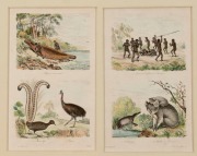 GEORGE FRENCH ANGAS (1822 - 1886), Portraits of the Aboriginal Inhabitants, hand coloured lithograph being plate 23 from "South Australia Illustrated", 45 x 34cm., together with four other smaller prints or engravings with aboriginal subjects, (5 items). - 2