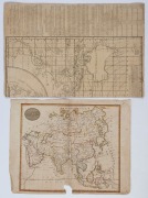 "Asia" by Stockdale, Dublin (1800); "Mappa Mondo in due Emisferi" by Batelli e Fanfani, Milano (1820) and a part map showing Australia and Asia with the heading "Remarks on the Variation Lines &c." probably late 1790s. (3 items; all with defects). - 2