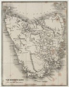 "AUSTRALIA in 1839" by S.D.U.K. (1840); "VICTORIA" with inset "MOUNT ALEXANDER GOLD REGIONS" by Sidney Hall (1856); plus "VAN DIEMEN'S LAND" by Findlay (c.1837). (3 items). - 2