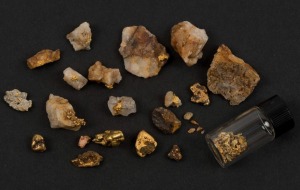 Australian goldfields nugget and ore collection including fine alluvial specimens