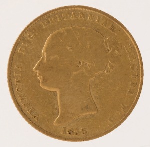 SYDNEY 1856 GOLD HALF SOVEREIGN