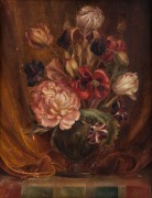 ARTIST UNKNOWN (18th/19th century Dutch School),  floral still life,  oil on board,  signed lower right, 44cm x 63cm - 2