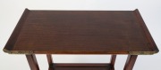 A Korean elm side cabinet with brass bound decoration in the antique style, late 20th century, 92cm high, 66cm wide, 33cm deep - 2