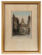 JAMES ALPHEGE BREWER,  I.) Lincoln Cathedral, II.) Chester - The East Gate, III.) Chester Cathedral, IV.) West Minster, V.) Chester Cathedral (Interior), aquatints, all titled in the plate and signed on the lower mount, individually framed, each 41.5 x 31 - 4