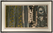 EDWARD BAWDEN (English, 1903 - 1989), Ivies, linocut in colours, circa 1966, Artist's Proof 3/50, signed in margin lower right, 39.5 x 73cm.; framed 57 x 91cm. - 2