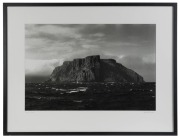 ROBERT COCK "Tasman Island", framed black and white photographic print, signed and titled in the lower margin and dated 2006, ​​​​​​​76 x 100cm overall - 2