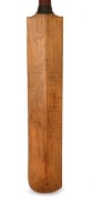 1921 AUSTRALIA V ENGLAND&nbsp;ASHES TOUR: Gunn & Moore 'Autograph Regal' used cricket bat, signed in the ownership position,&nbsp;by English test cricketer Henry Makepeace, autographed on reverse by 11 members of the Australian Ashes Team including Warren Bardsley, - 3