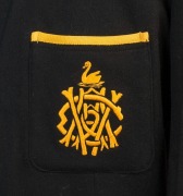 1960 WESTERN AUSTRALIAN CRICKET ASSOCIATION BLAZER: in&nbsp;black&nbsp;wool with gold trim, "WACA"&nbsp;with&nbsp;'Swan'&nbsp;above embroidered in gold on the pocket, named inside 'G.MCKENZIE'. In very good condition. Provenance: The Graham McKenzie Collection. - 2