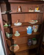 An antique Colonial Australian cedar two door bookcase on turned legs, Tasmanian origin, 19th century, ​​​​​​​174cm high, 101cm wide, 33cm deep - 3