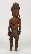 Ancestral spirit figure, carved wood, shell, natural earth pigments and fibre, Papua New Guinea origin, collected by John Leon Pender, an Australian ex-pat living in New Guinea in the 1930s and 40s who returned to Australia in 1942 upon the Japanese invas - 4