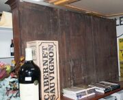 A rare Australian cedar two door wall cabinet with glazed doors and four adjustable shelves, full cedar construction, New South Wales origin, mid 19th century, 96cm high, 173cm wide, 19cm deep - 10