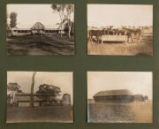 Two volumes of photographs from the Eric Croll archive (see also lot 881, 921 and 922), featuring early photographs taken in and around Dookie Agricultural College circa 1910 - 1925 (120+).  - 2